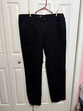 Lee Men’s Black Straight Leg Jeans